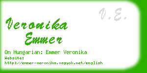 veronika emmer business card